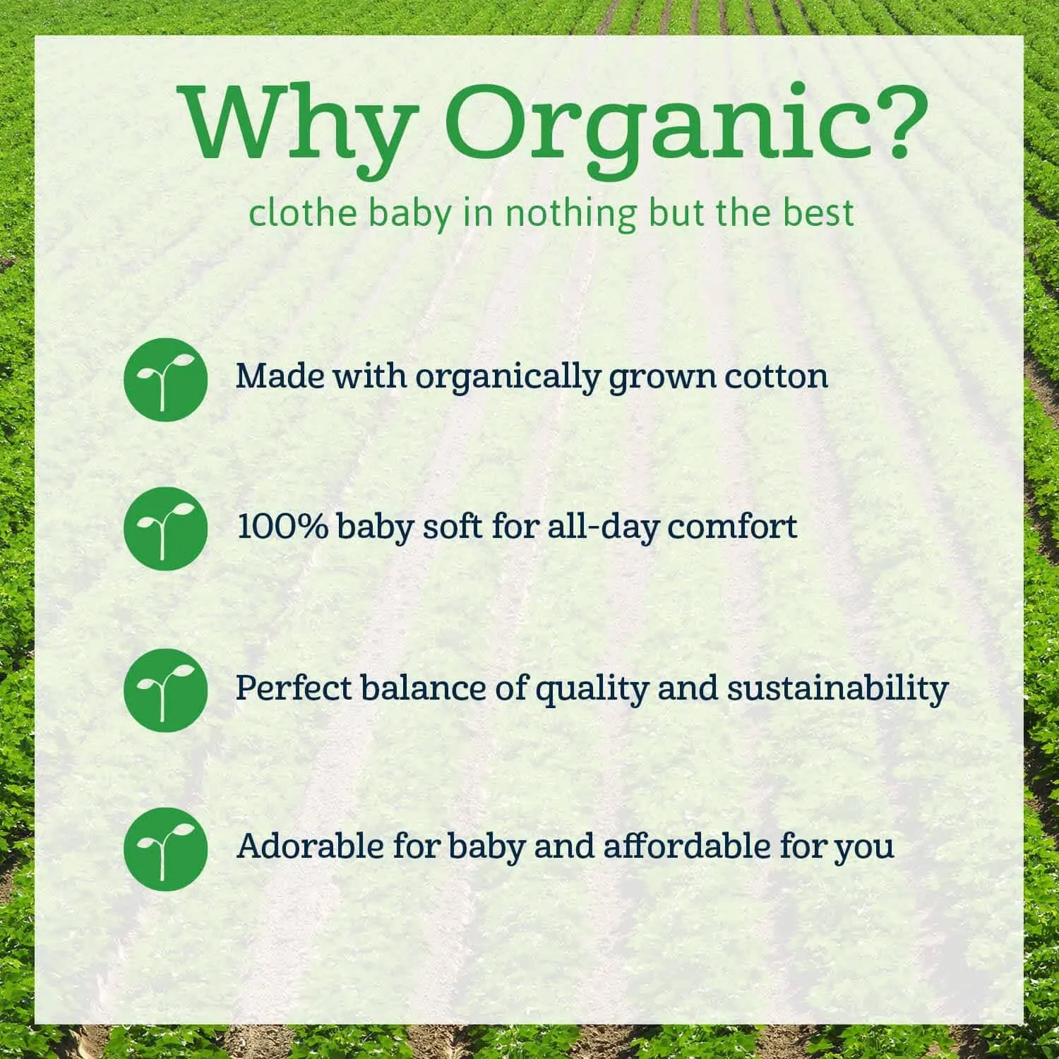 3-Pack Organic Baby Girls Flower Coveralls