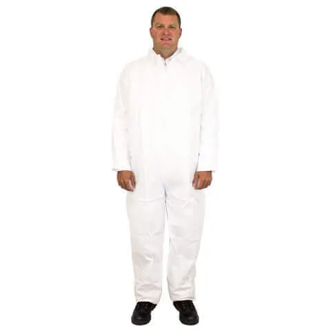 60G – White BB Coveralls