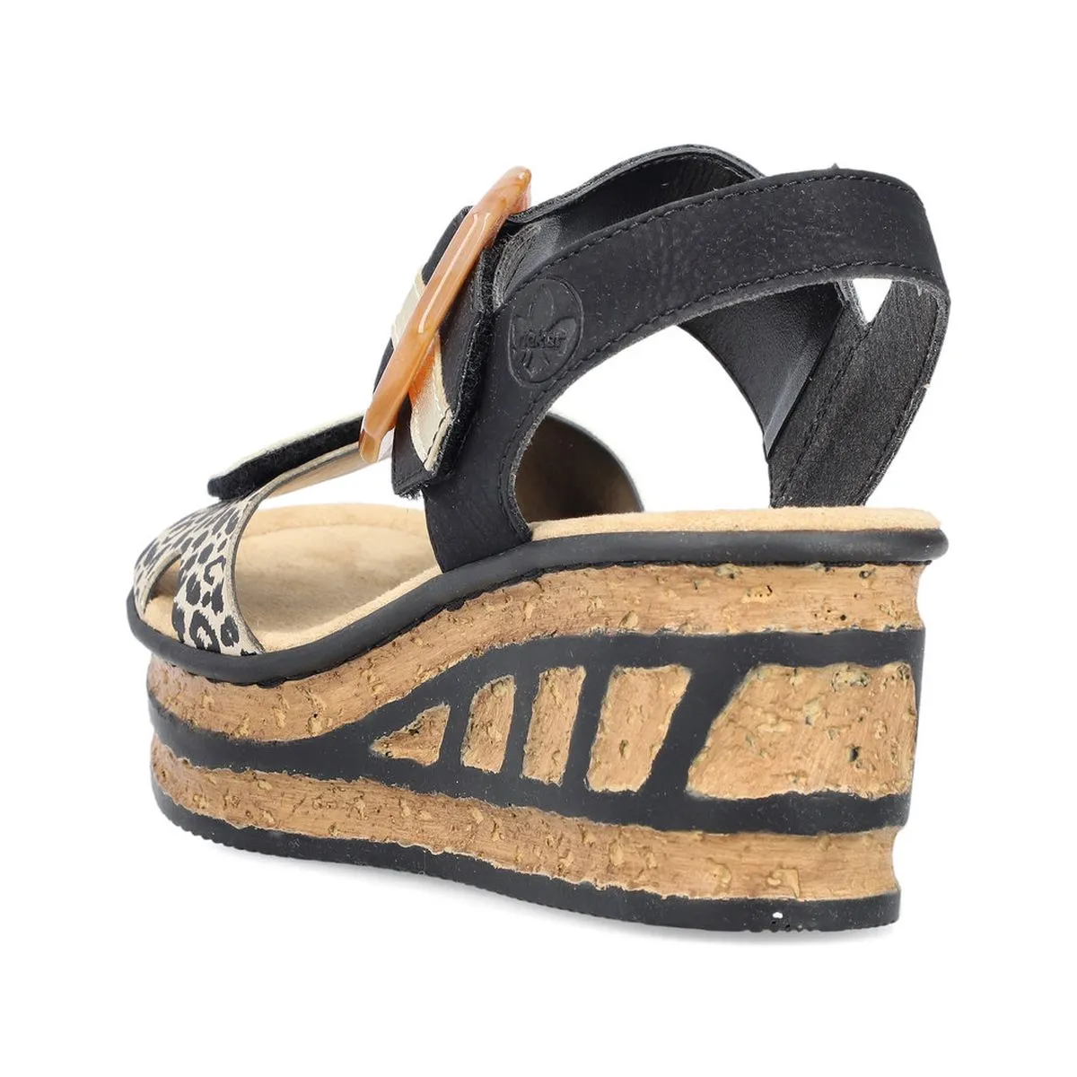 68176 2-Strap Wedge Sandal