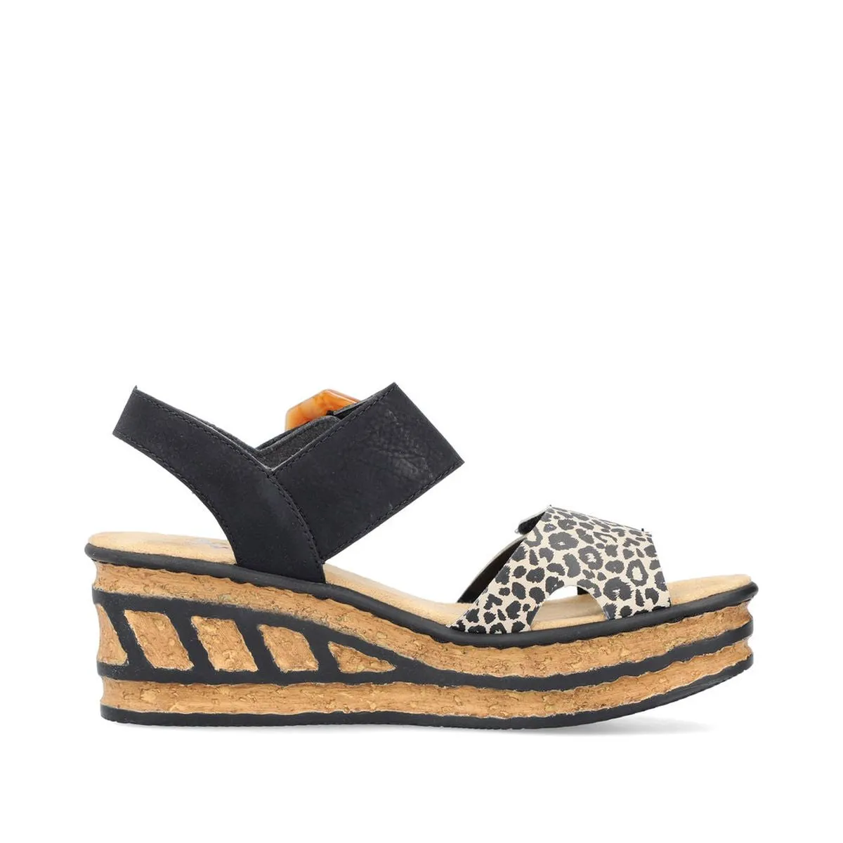 68176 2-Strap Wedge Sandal