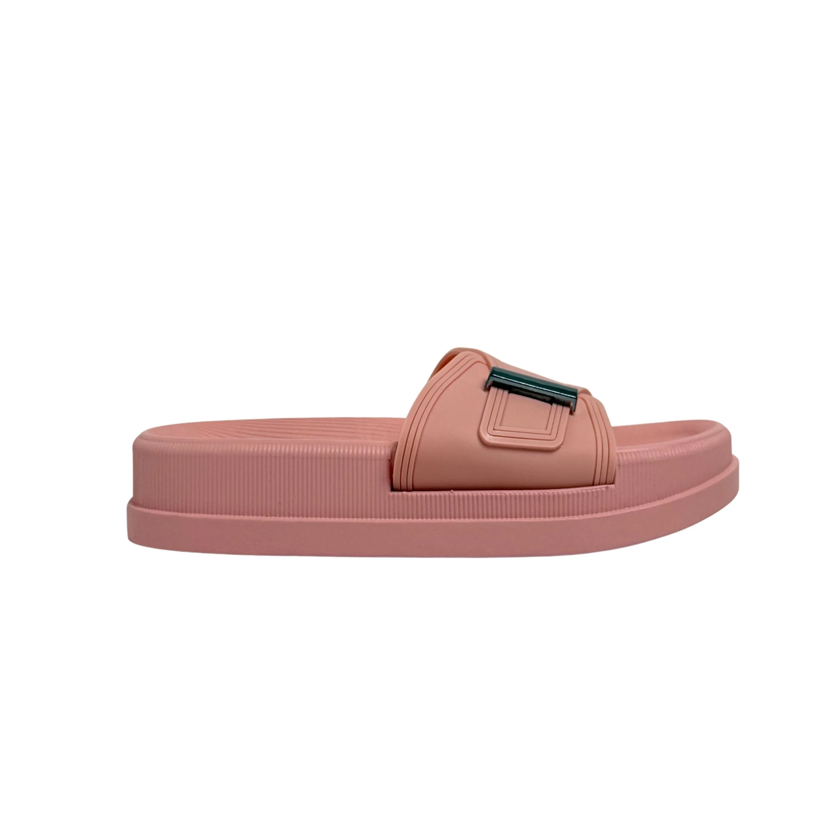 9022-3 Women’s Slide Sandals – Soft Cushioned, Lightweight Slip-On Slides | Non-Slip, Waterproof House Slippers for Shower, Beach, Indoor & Casual Outdoor Wear