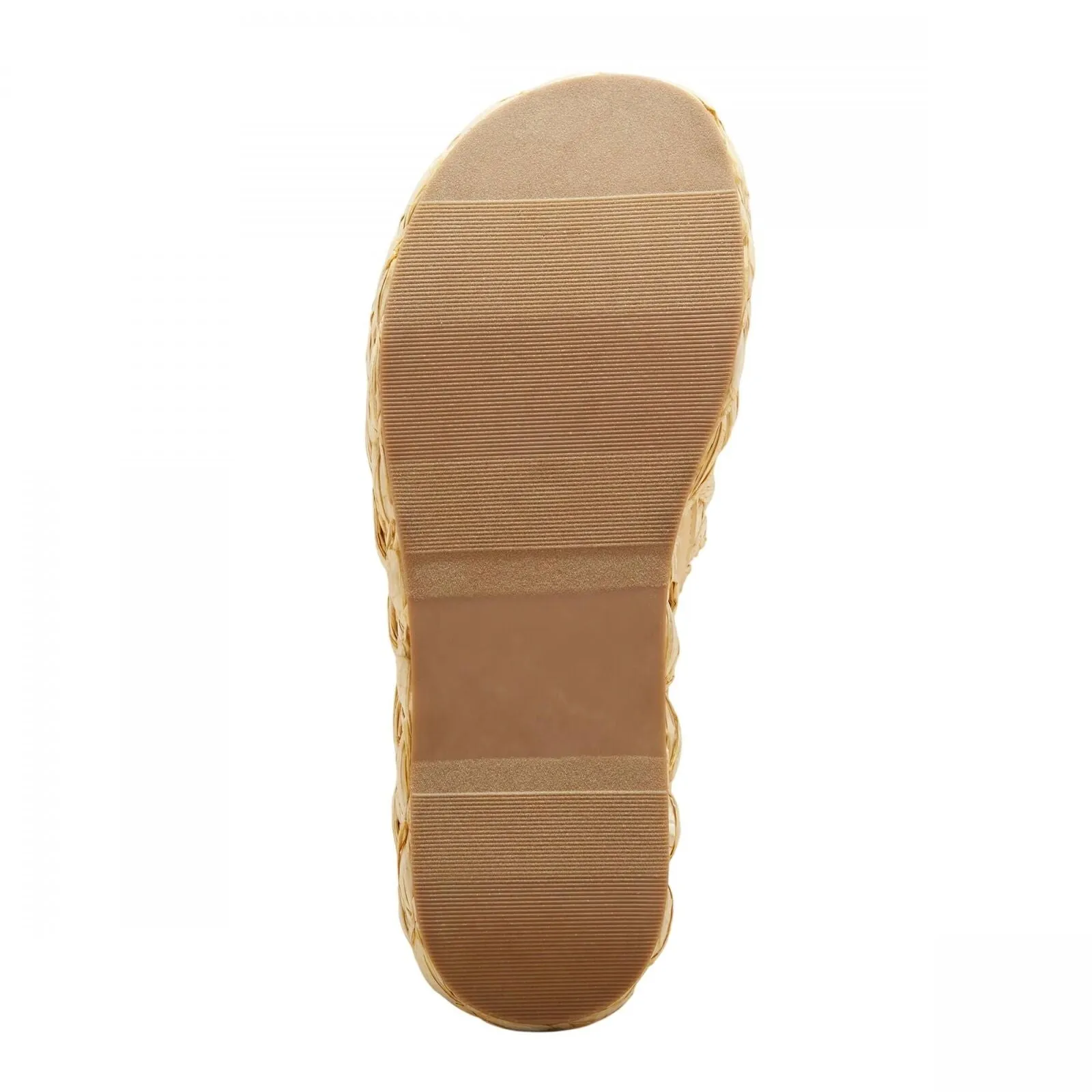 A New Day Womens Casey Flatform Slide Sandals 89998665 Beige Brown 8.5M