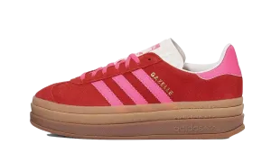 Adidas Gazelle Bold Collegiate Red Lucid Pink