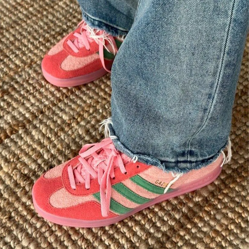 Adidas Gazelle Indoor Semi Pink Spark Preloved Scarlet