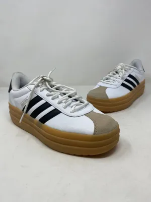Adidas VL Court Platform Womens Sneakers White/Black/Gum US 8 Like New