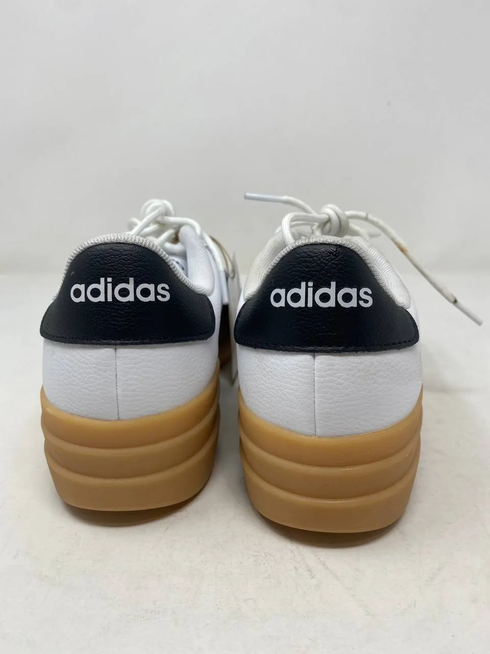Adidas VL Court Platform Womens Sneakers White/Black/Gum US 8 Like New