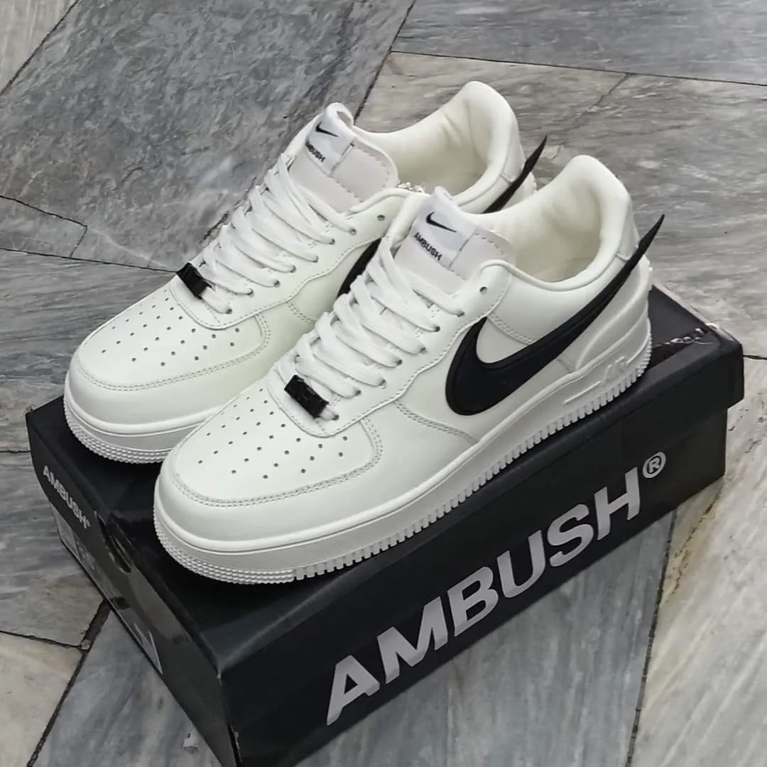 AF1 "Ambush Black Swoosh"