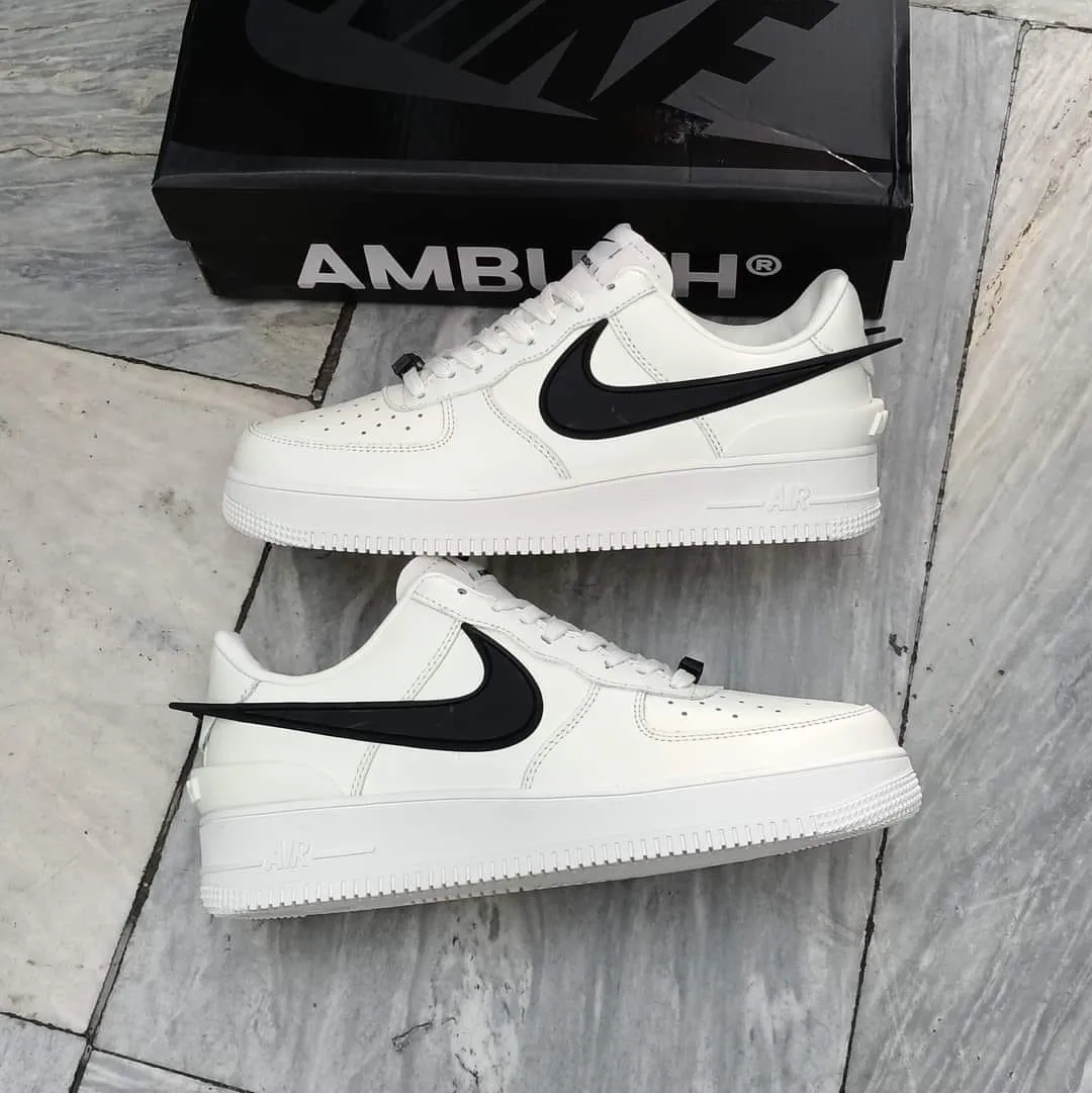 AF1 "Ambush Black Swoosh"