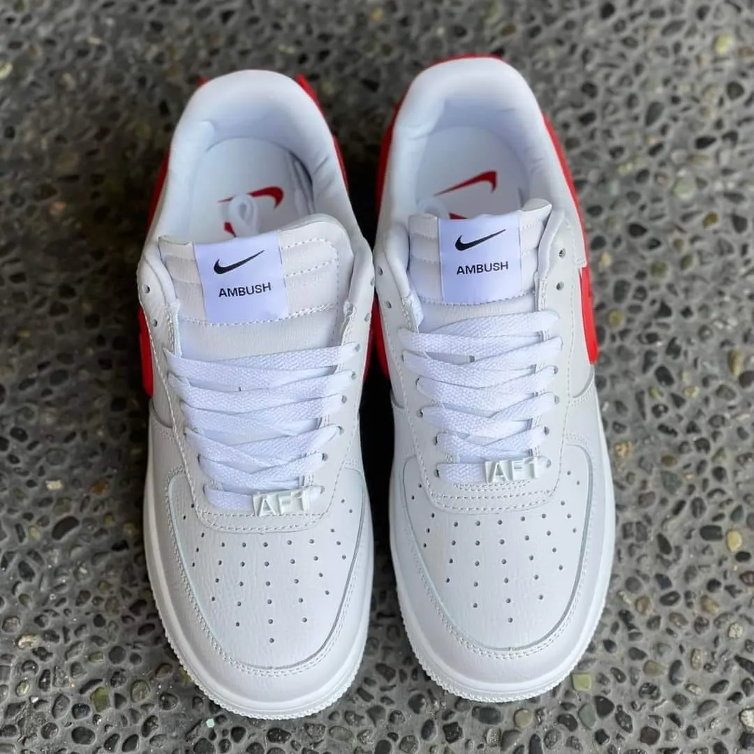 AF1 "Ambush Red Swoosh"