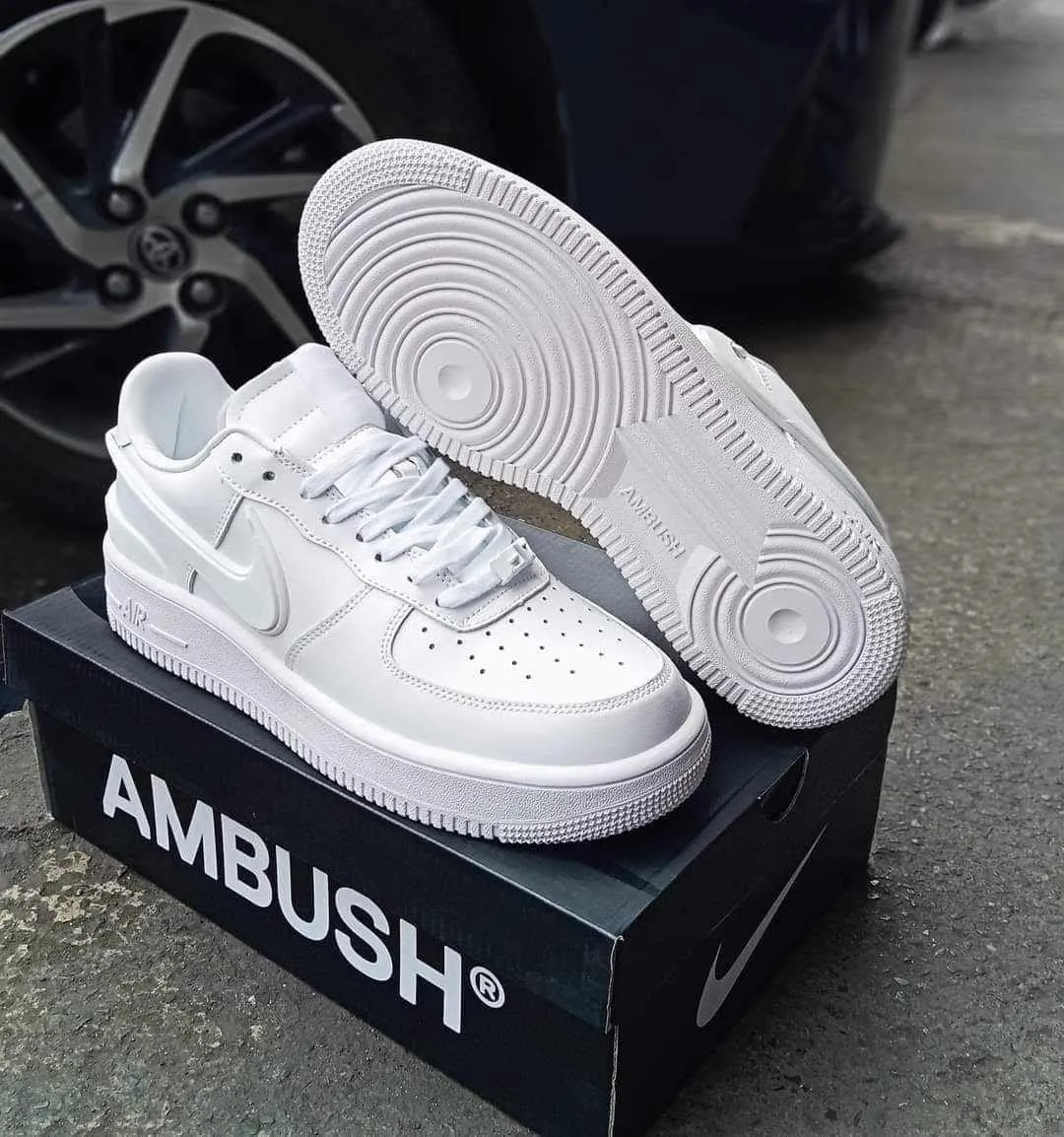 AF1 "Ambush White Swoosh"