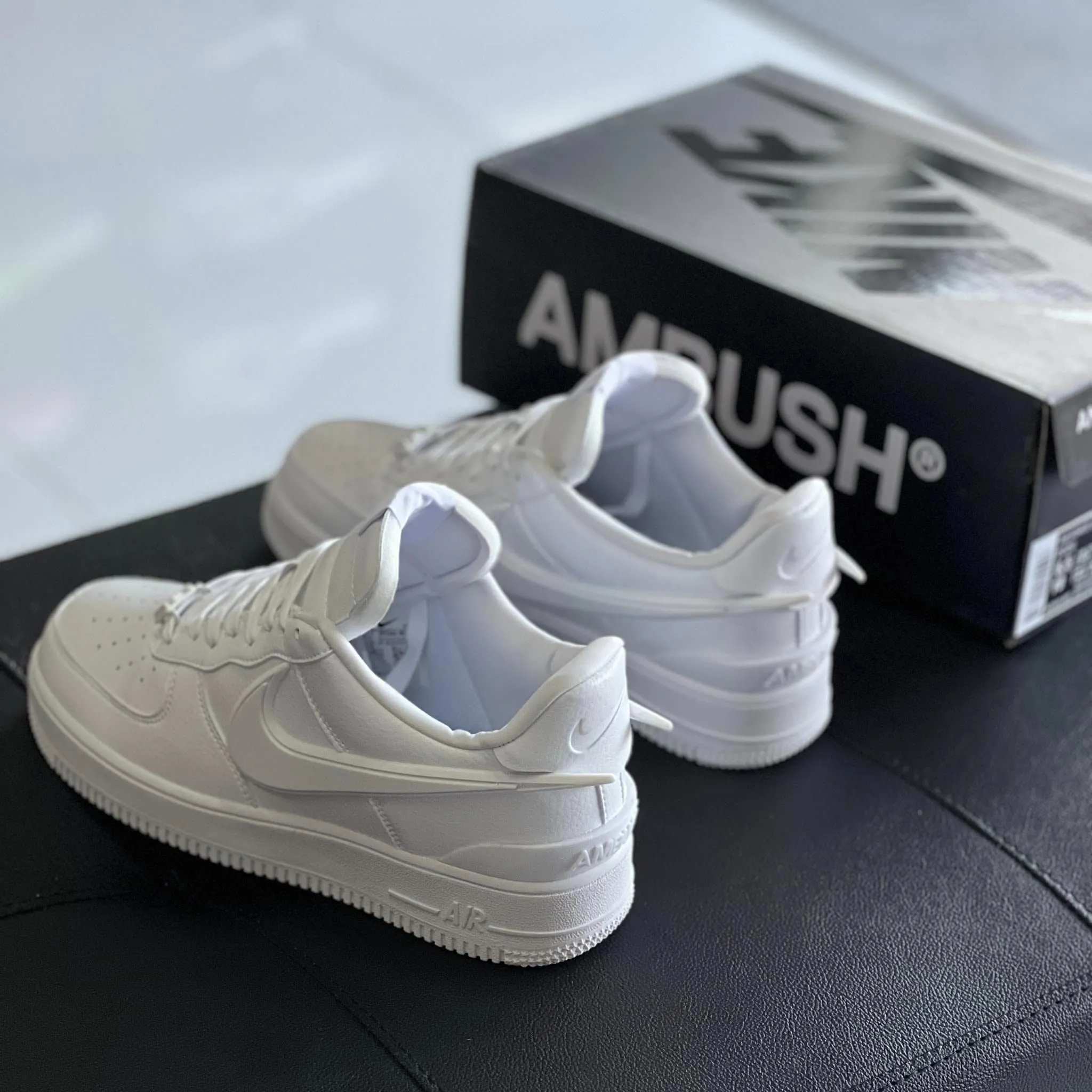 AF1 "Ambush White Swoosh"
