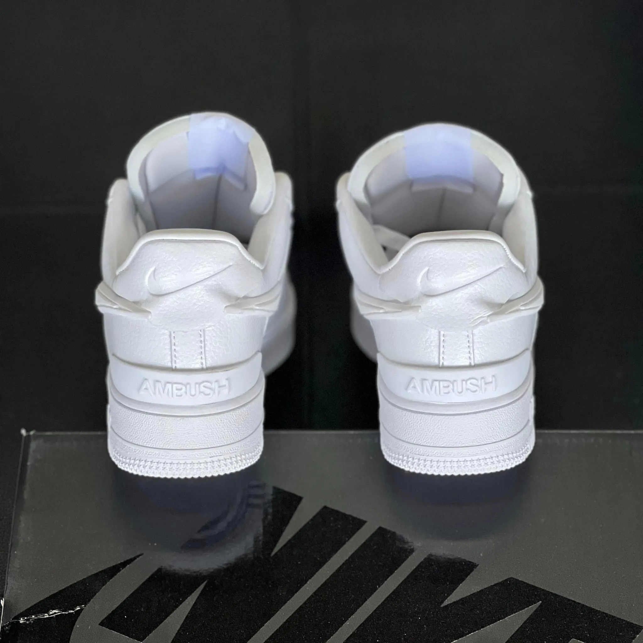 AF1 "Ambush White Swoosh"