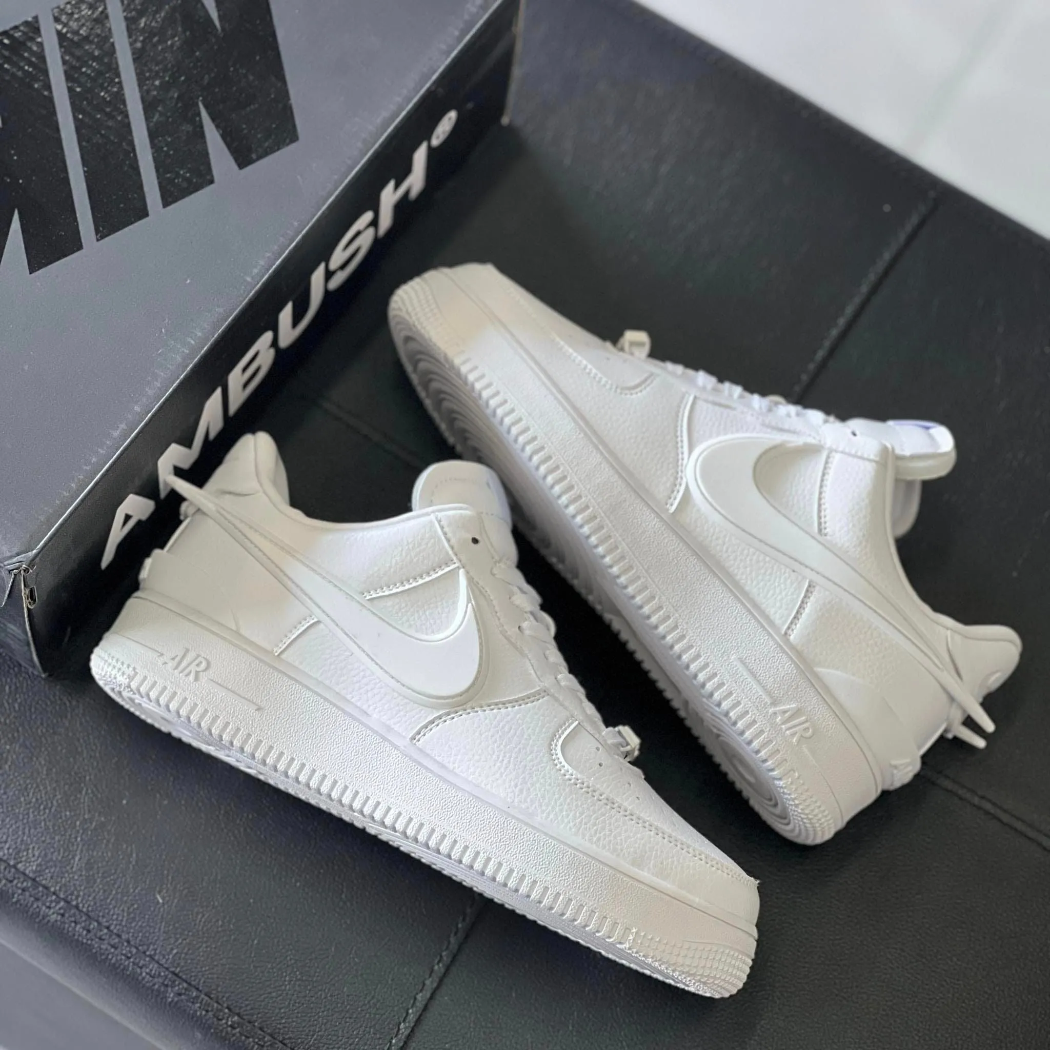 AF1 "Ambush White Swoosh"
