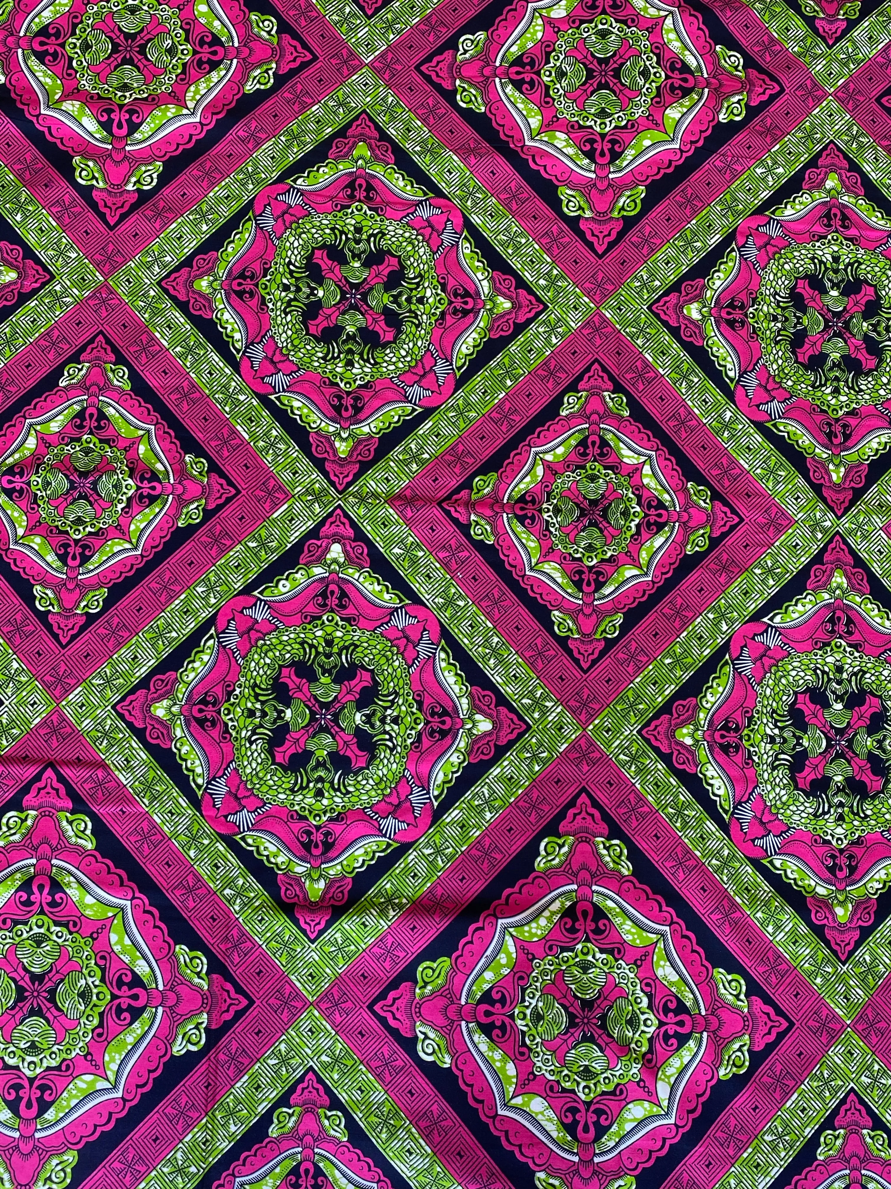 African print fabric by the yard