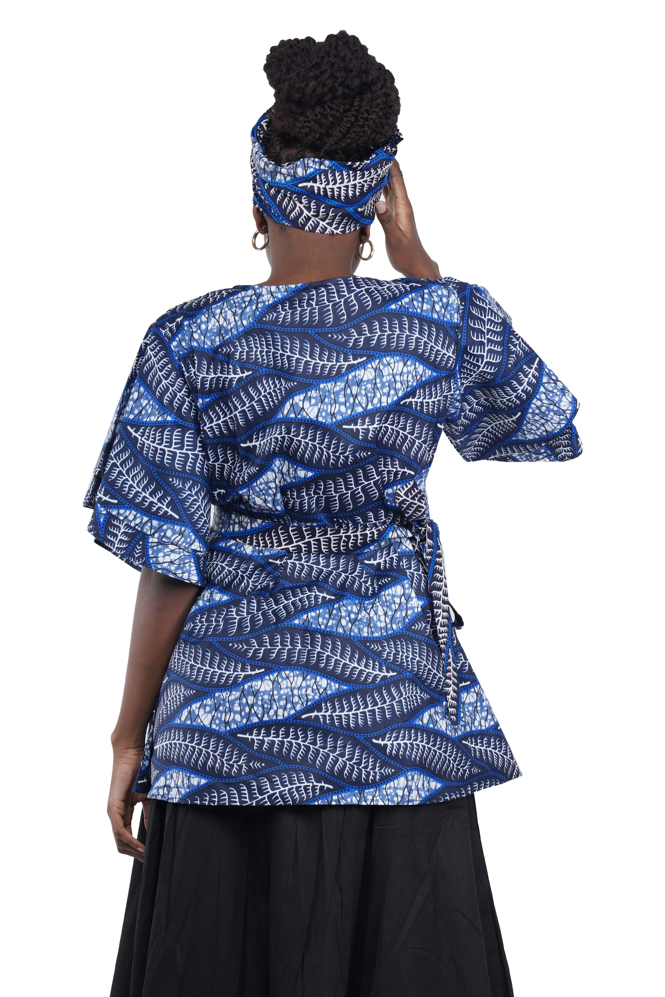 African Wrap Around Top