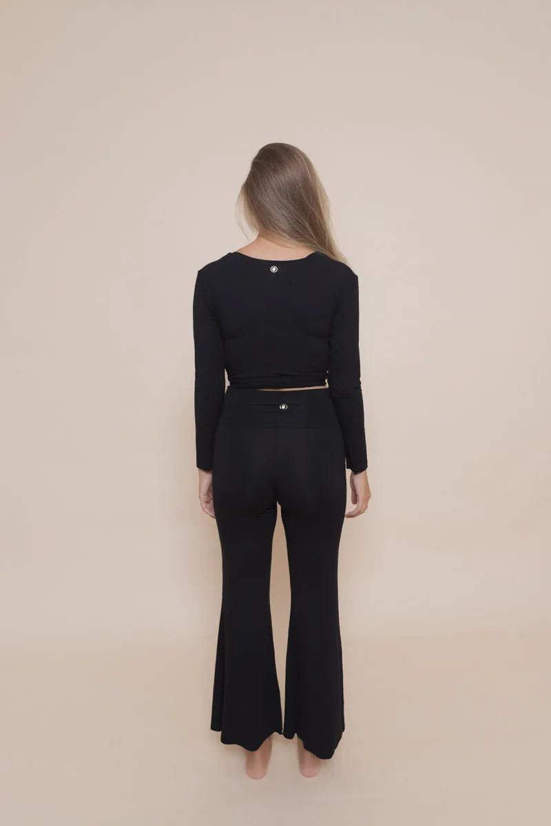 Agni Wrap Top Black