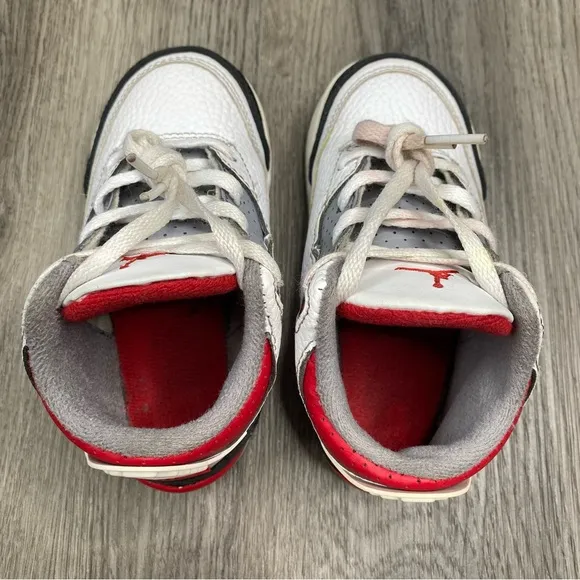 Air Jordan 3 Retro (TD) Fire Red Toddler Size 8c DM0968-160 Boys Shoes‎ Sneakers
