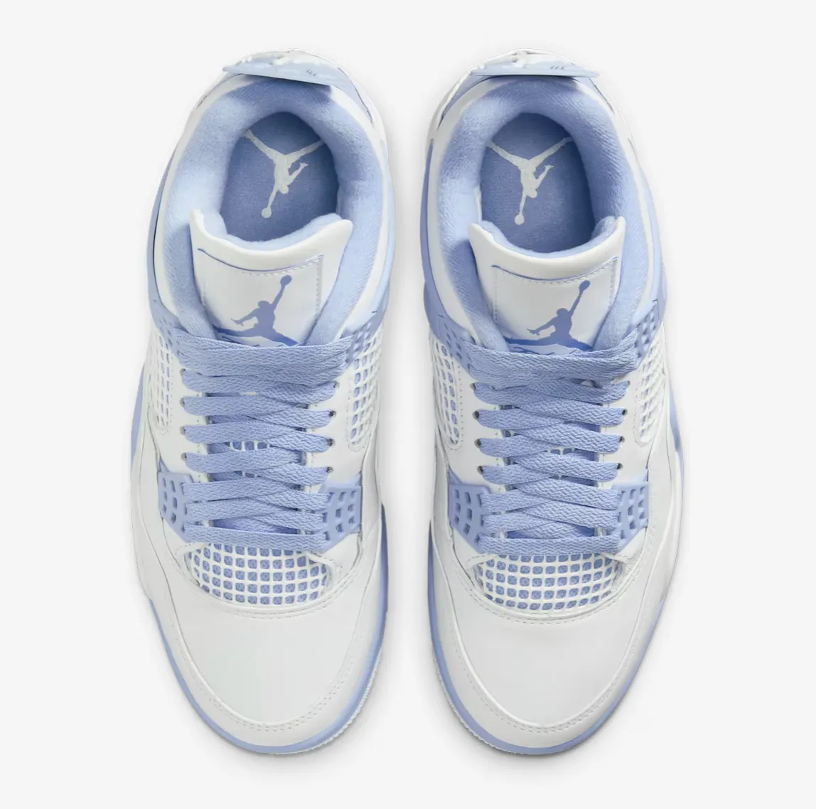 Air Jordan 4 Retro Aluminium / Forget Me Not lateral