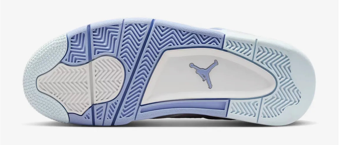 Air Jordan 4 Retro Aluminium / Forget Me Not lateral