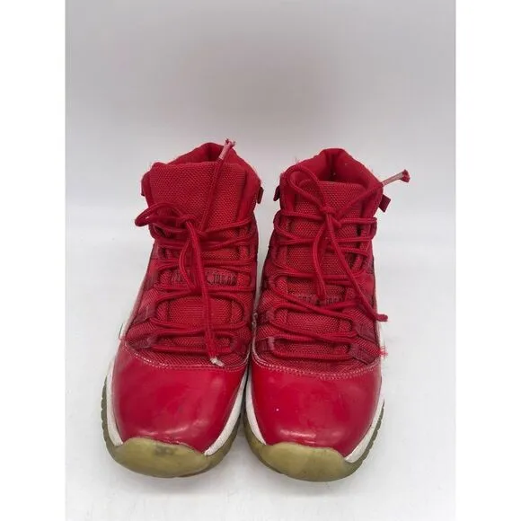 Air Jordan Red 11 Retro GS Win Like 96 Boys Sneakers Size 6