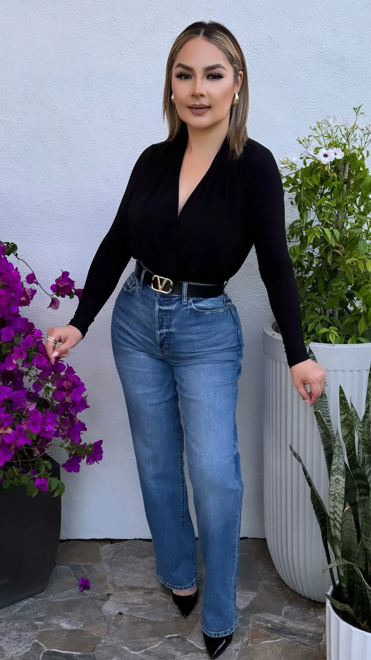 ALANI BLACK BODYSUIT