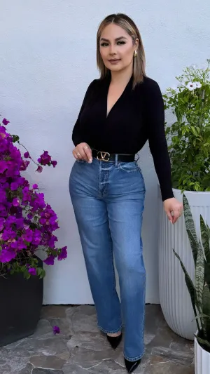 ALANI BLACK BODYSUIT