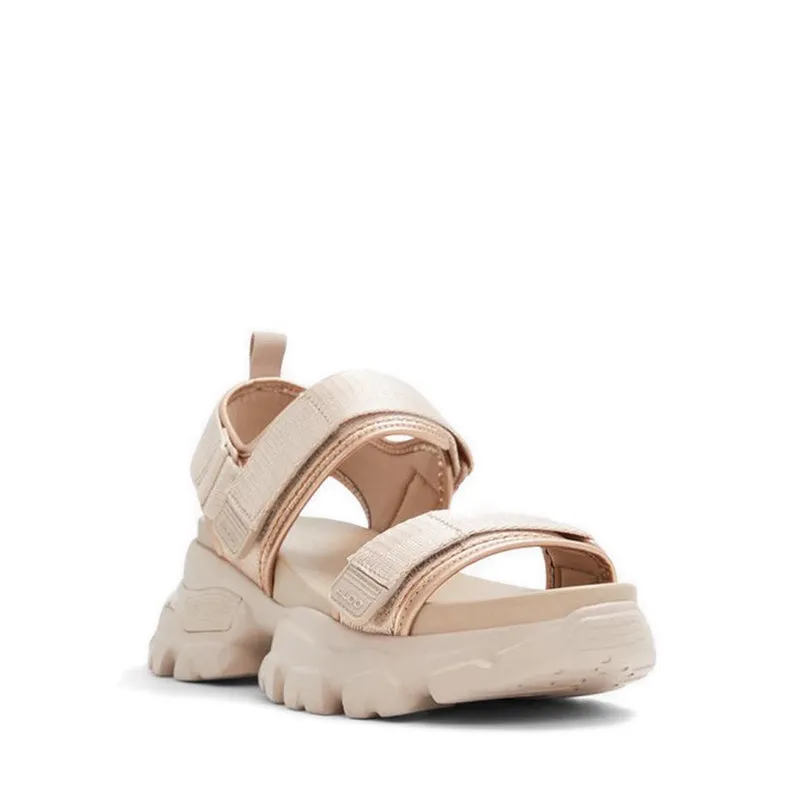 ALDO รองเท้าแตะส้นเตี้ย Melusine สำหรับผู้หญิง - สีเบจ