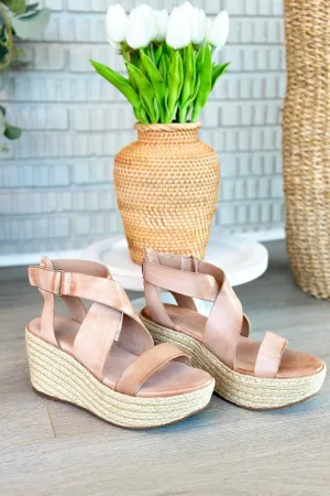 Antelope Hadley Make Up  Leather Strappy Wedge