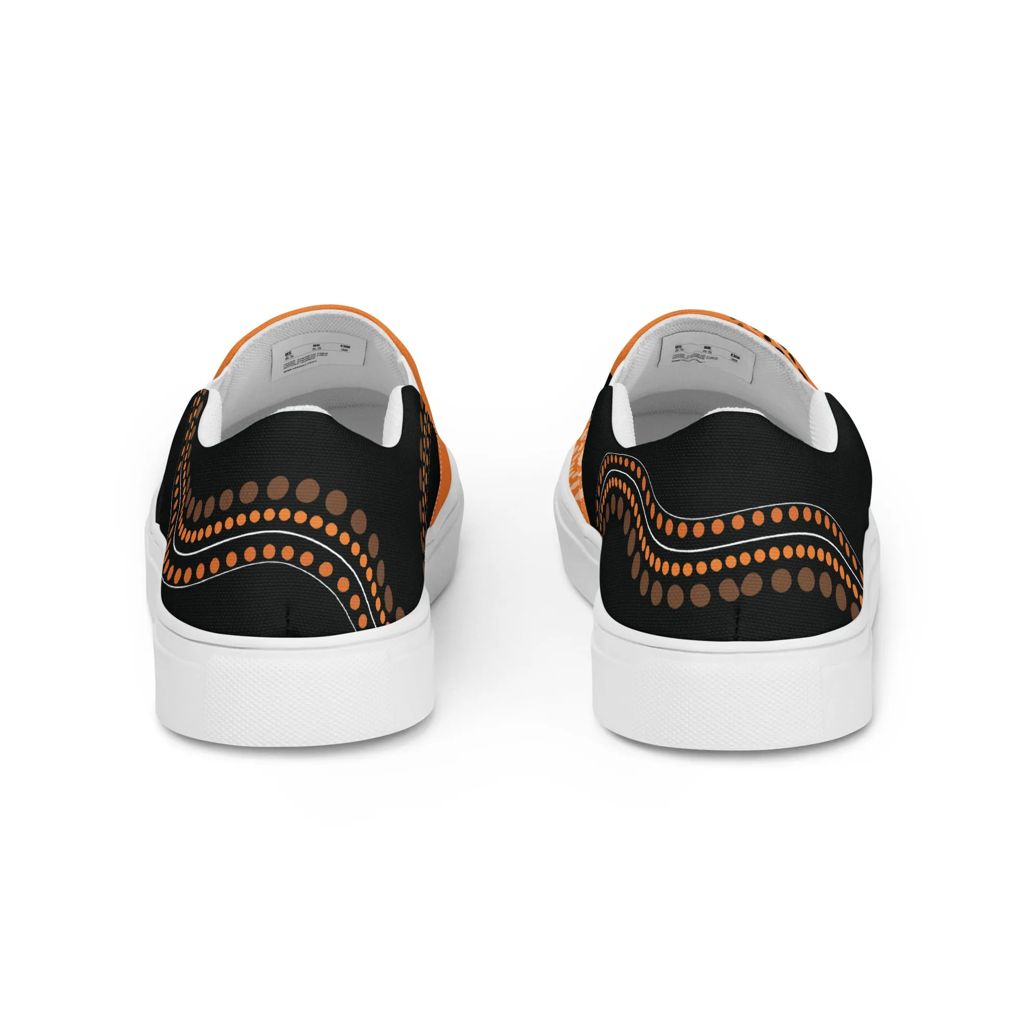 Artistic Flair Slip-On Women Canvas Sneakers