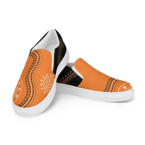 Artistic Flair Slip-On Women Canvas Sneakers
