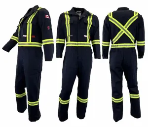 Atlas Guardian® FR/AR 2 Inch Striping Coveralls - By Atlas Workwear Style 1072 TALL