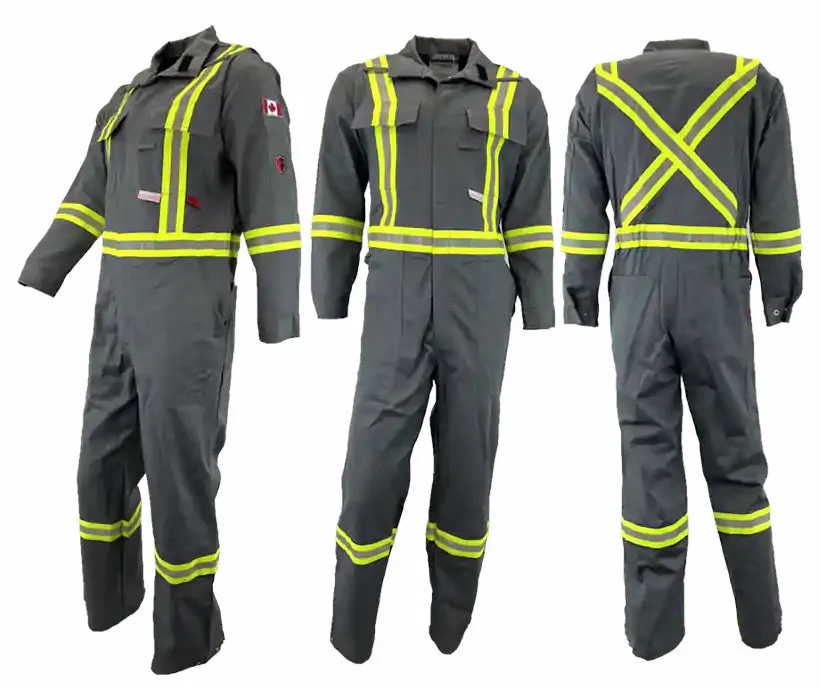 Atlas Guardian® FR/AR 2 Inch Striping Coveralls - By Atlas Workwear Style 1072 TALL