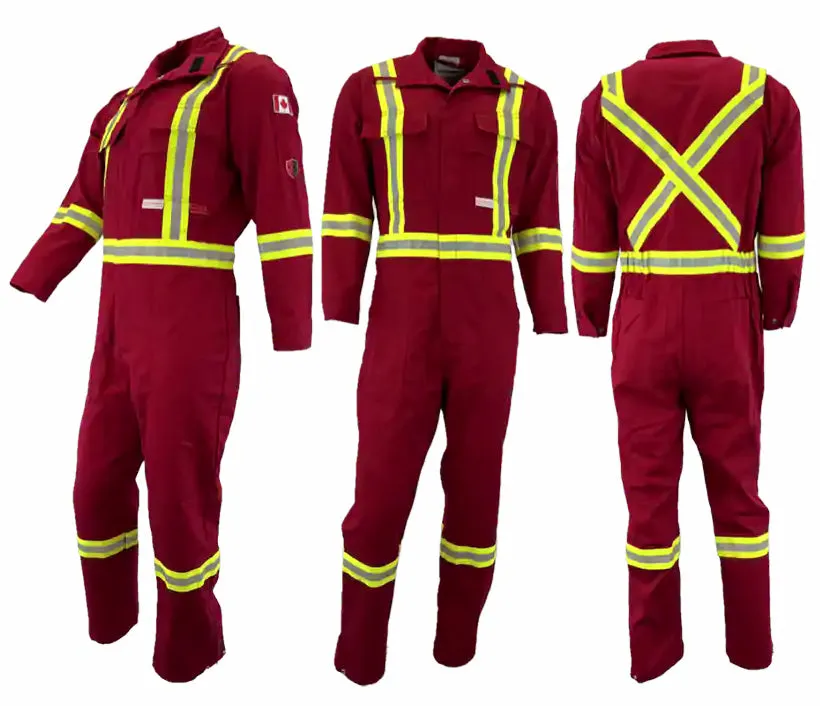 Atlas Guardian® FR/AR 2 Inch Striping Coveralls - By Atlas Workwear Style 1072