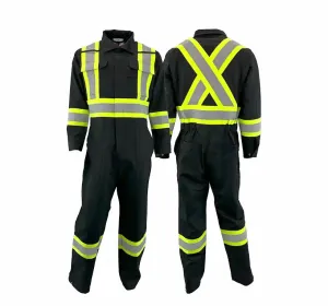 Atlas Guardian® FR/AR 4 Inch Striping Coveralls - By Atlas Workwear Style 1074
