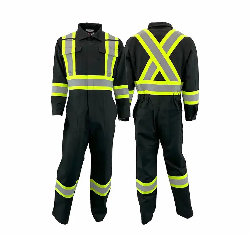 Atlas Guardian® FR/AR 4 Inch Striping Coveralls - By Atlas Workwear Style 1074