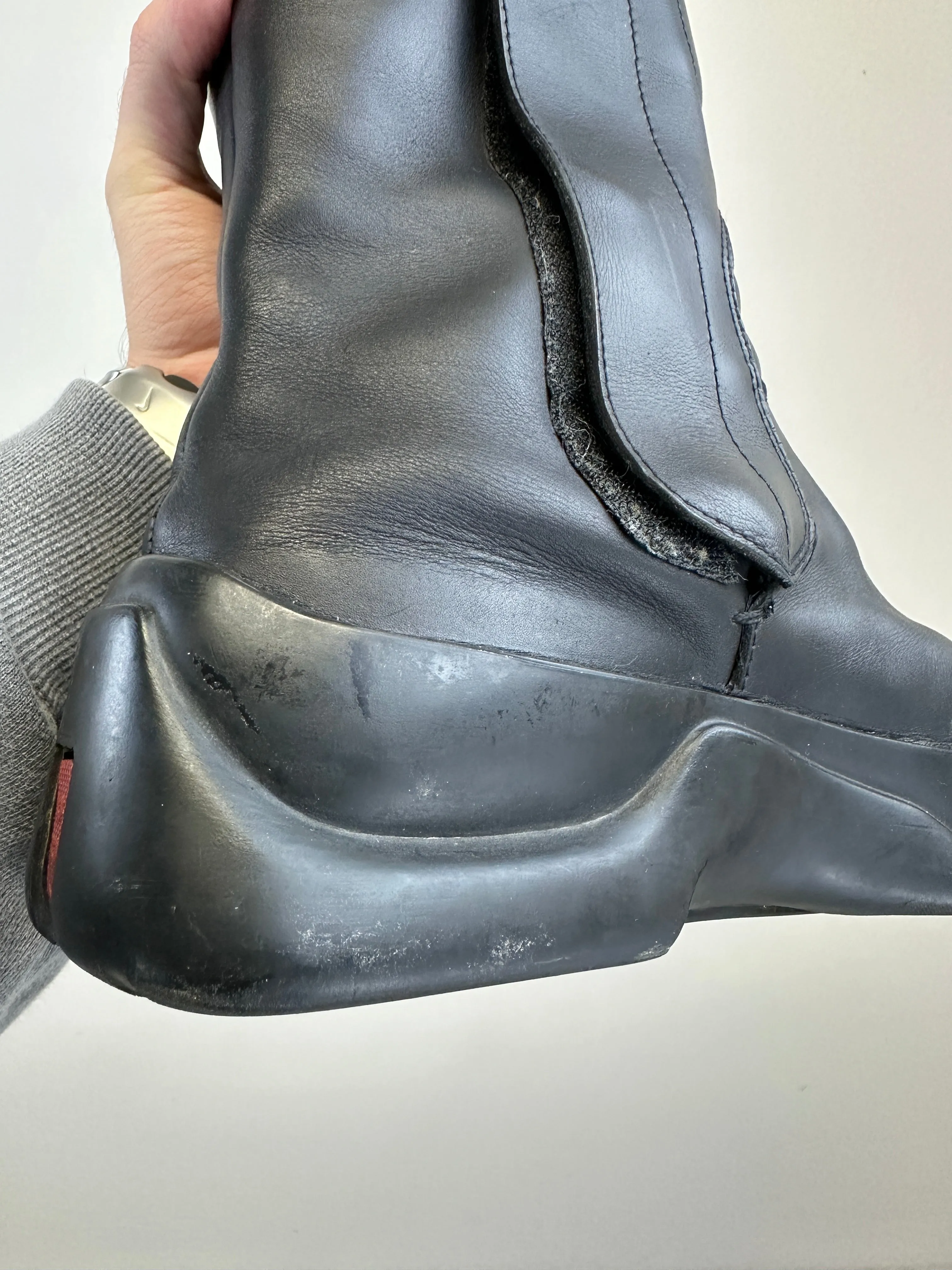 AW1999 Prada moto leather boots