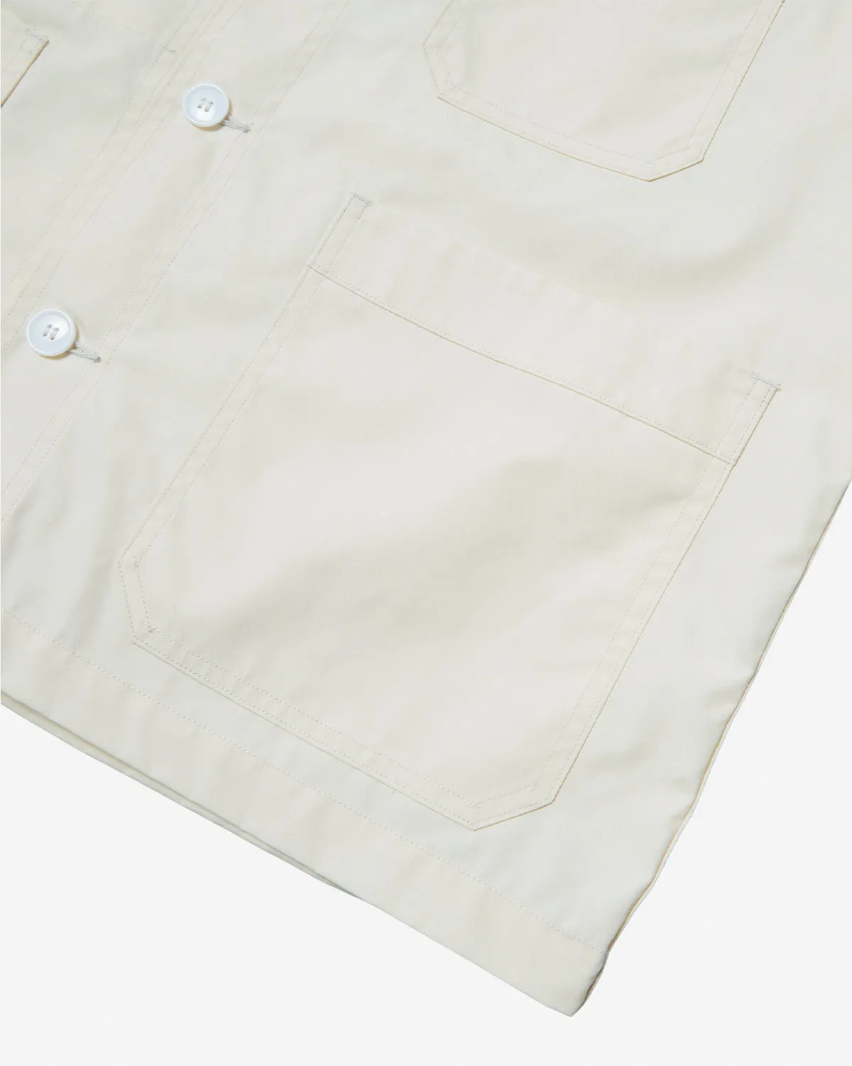 Back Logo Coveralls - Ivory