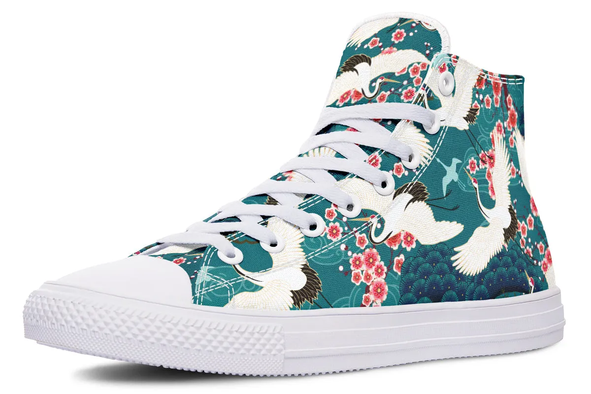 Beauty Art Crane High Tops