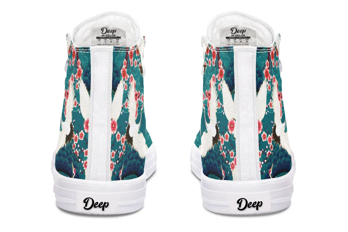 Beauty Art Crane High Tops