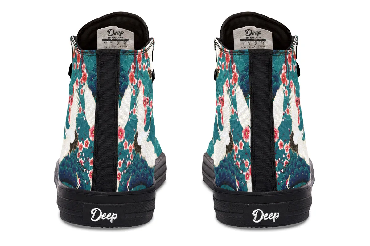 Beauty Art Crane High Tops