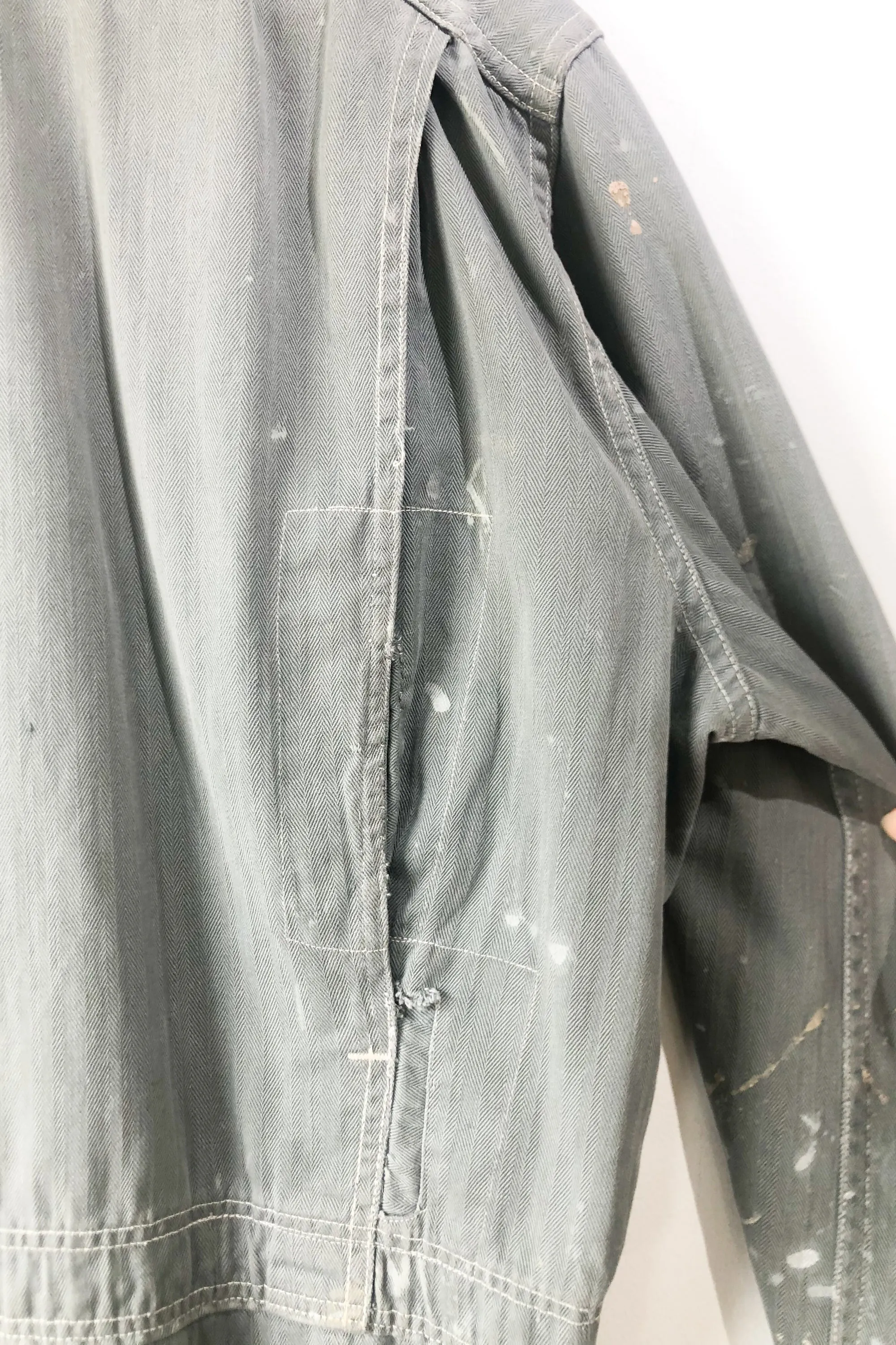 Big Mac Sage Green Destroyed Coveralls