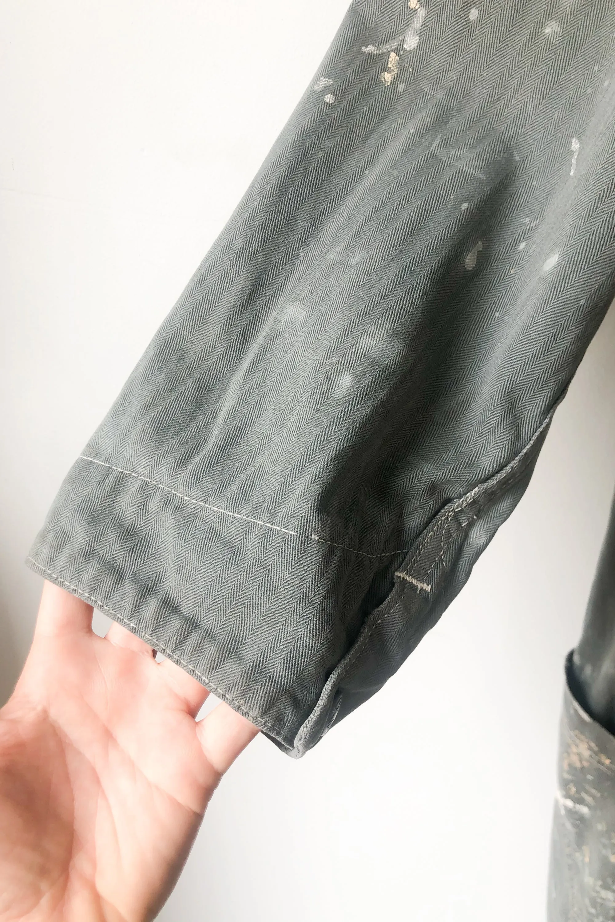 Big Mac Sage Green Destroyed Coveralls