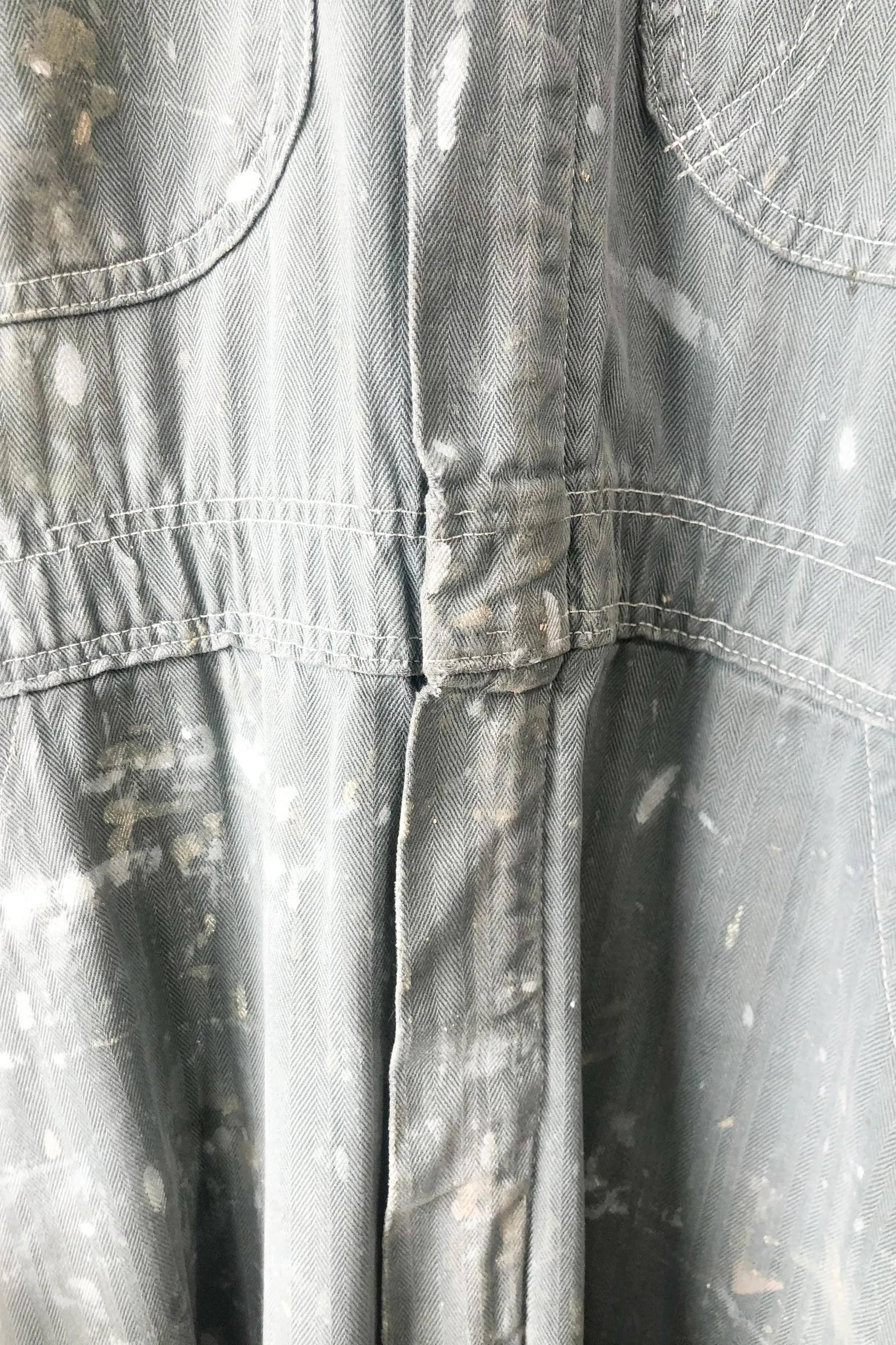 Big Mac Sage Green Destroyed Coveralls