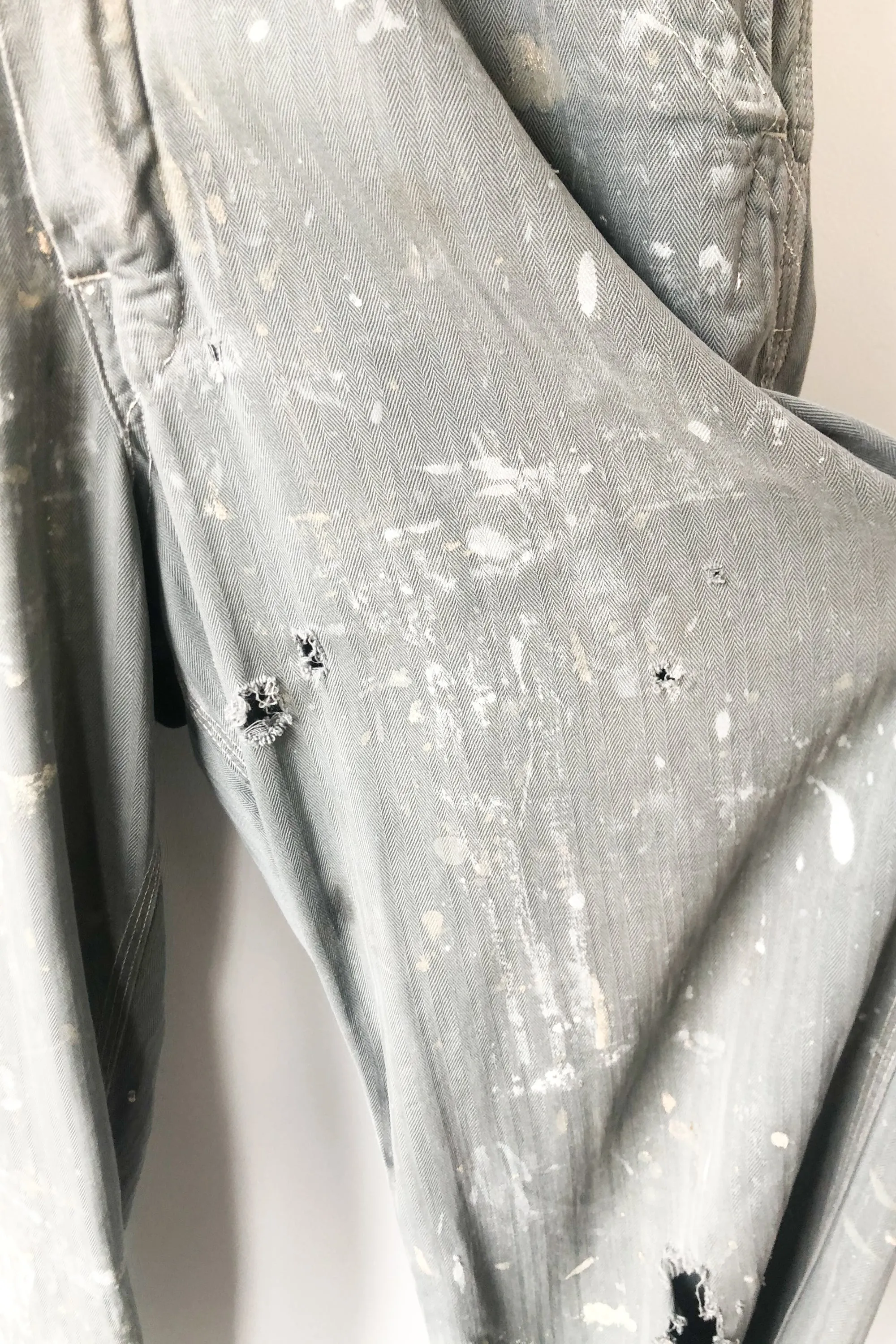 Big Mac Sage Green Destroyed Coveralls
