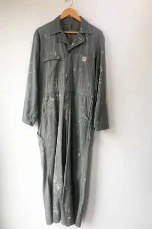 Big Mac Sage Green Destroyed Coveralls