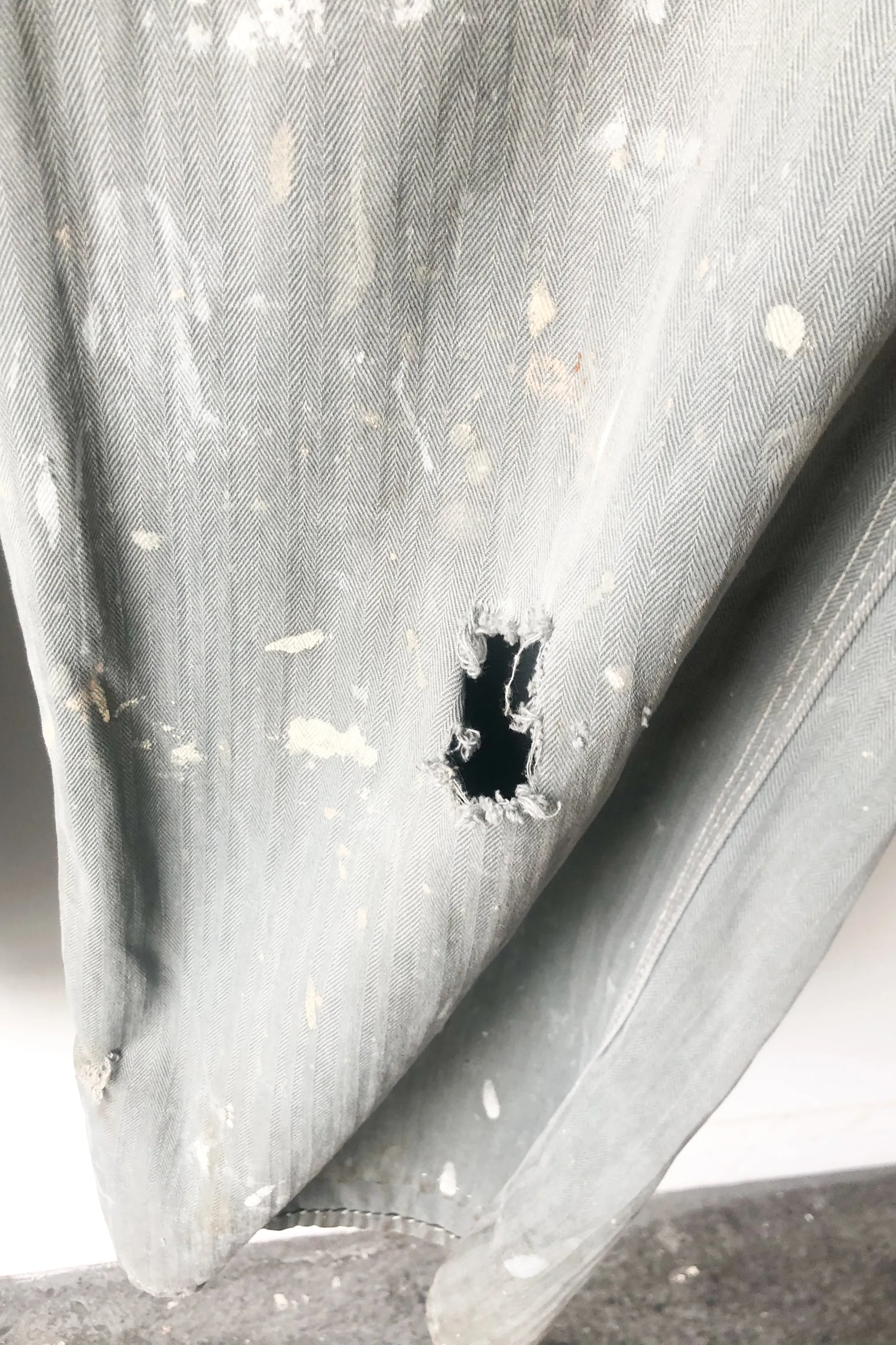Big Mac Sage Green Destroyed Coveralls