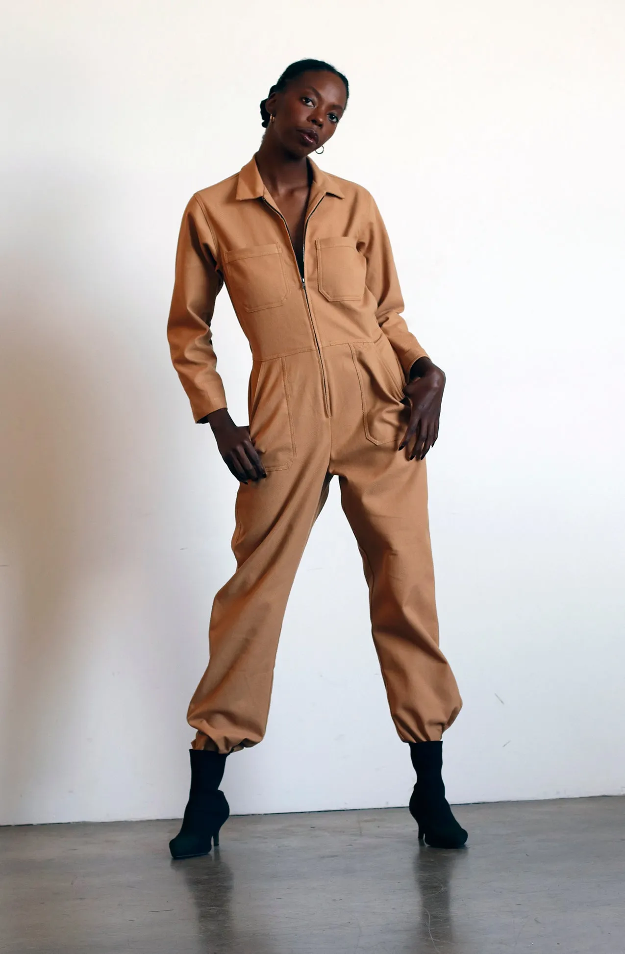 Billie Coveralls - Camel