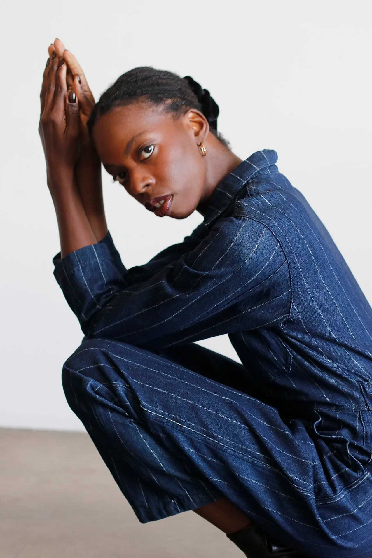Billie Coveralls - Denim Stripe