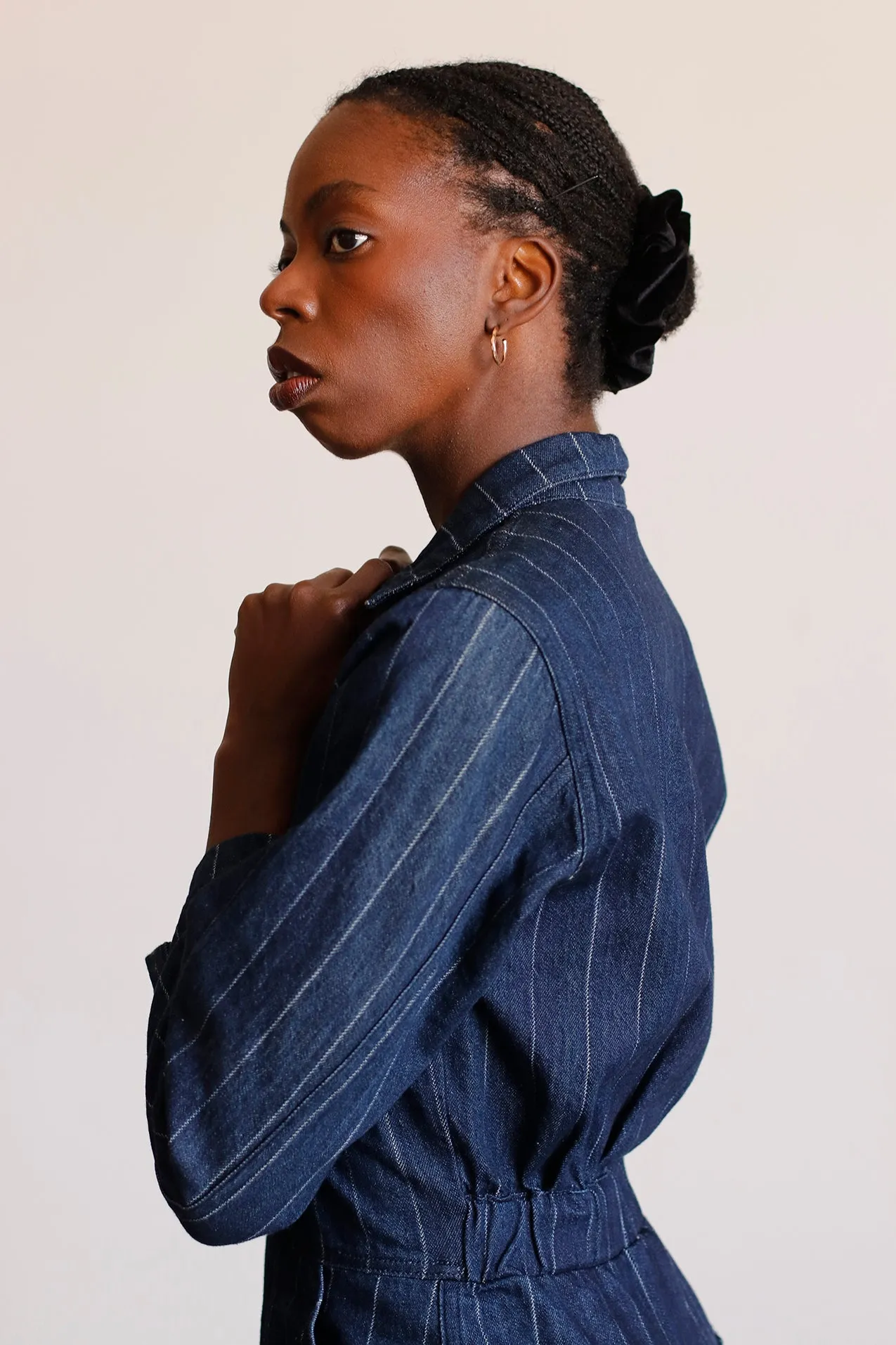 Billie Coveralls - Denim Stripe