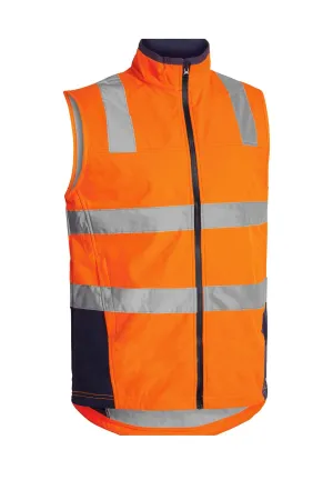 Bisley Hi Vis Soft Shell Taped Vest